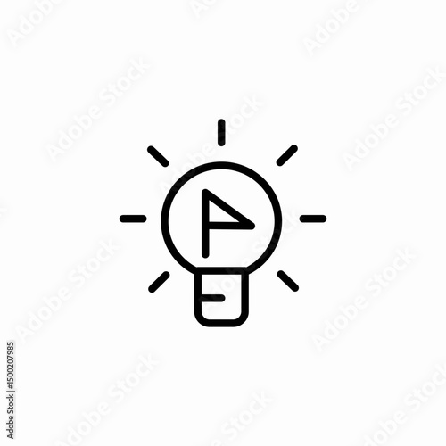 success flag icon sign vector