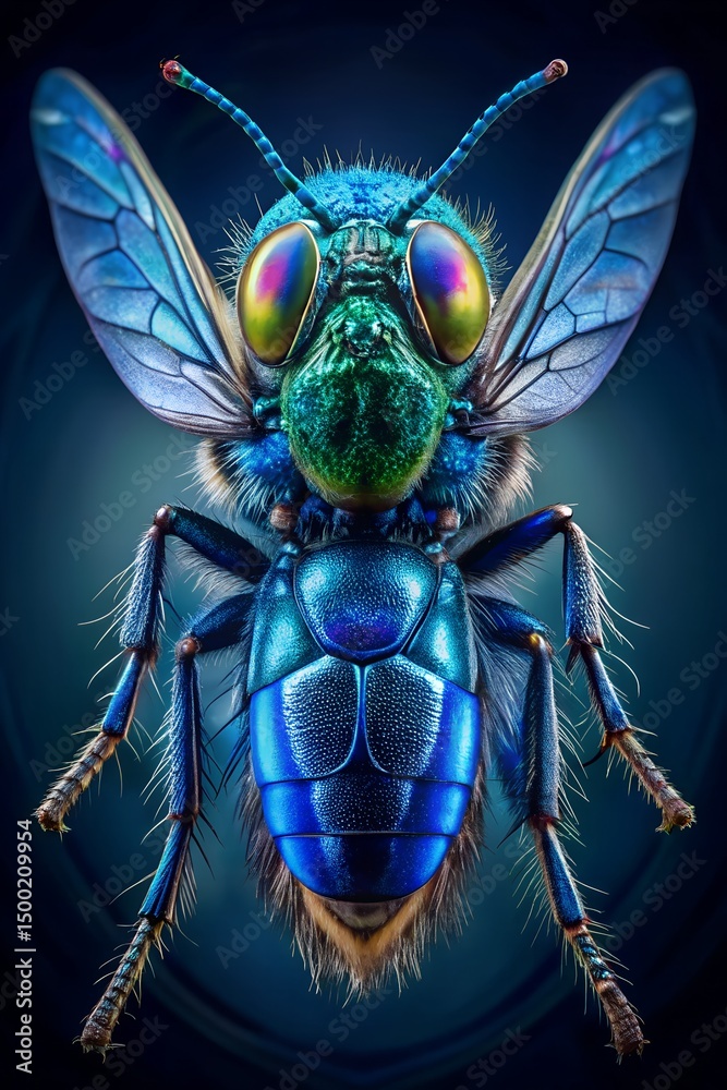 Fototapeta premium fly on white background