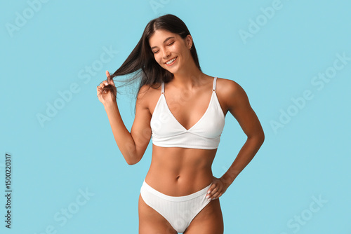 Beautiful young happy body ...