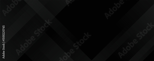 Black abstract background. Elegant dark diagonal shape elements.