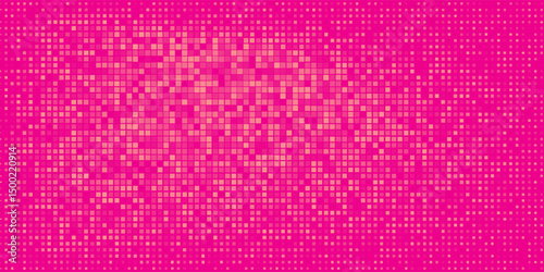 Yellow halftone pattern. Retro comic gradient background. Bright orange pixelated dotted texture overlay. Cartoon pop art faded gradient pattern. Vector backdrop for poster, banner, advertisement