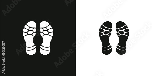 bare feet silhouettes, minimalist black and white art, negative space design, abstract feet illustration, simple line art, monochrome foot icon
