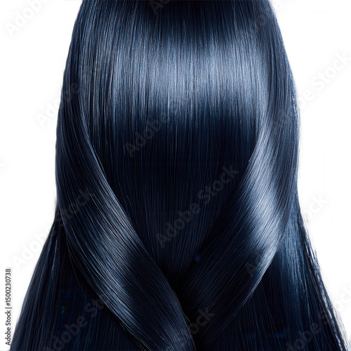 Buy black hair dye online for shiny hair and long lasting color results on transparent background