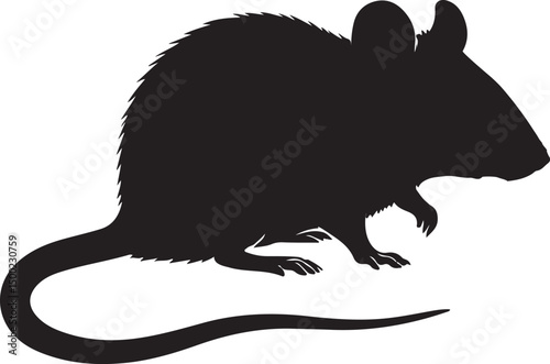 MOONRAT SILHOUETTE SIDE VIEW