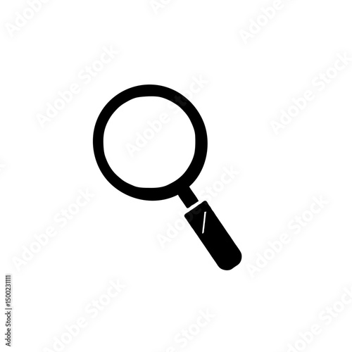 Magnifying glass icon vector illustration