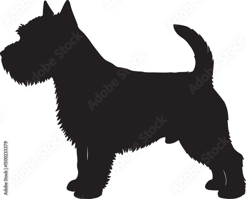NORFOLK TERRIER SILHOUETTE