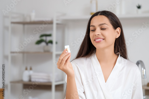 Young woman with estrogen p...