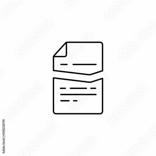 contract terms icon sign vector
