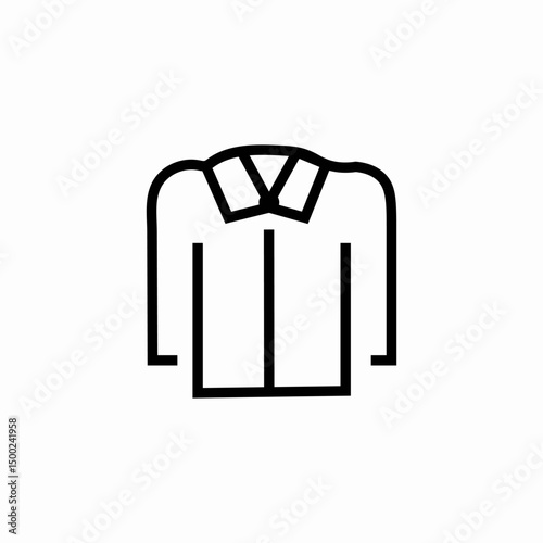 long sleeve icon sign vector