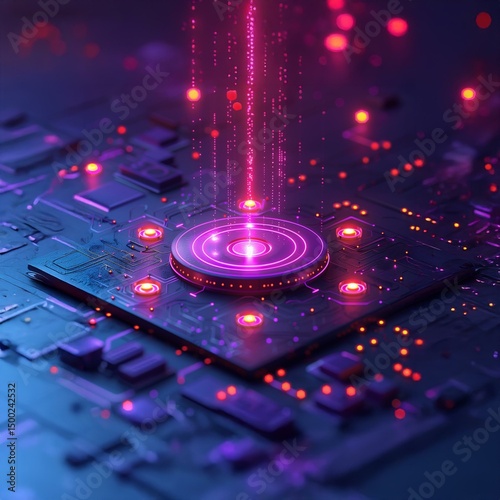 Isometric Scene of Network Audits and Testing