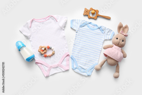 Composition with baby bodys...