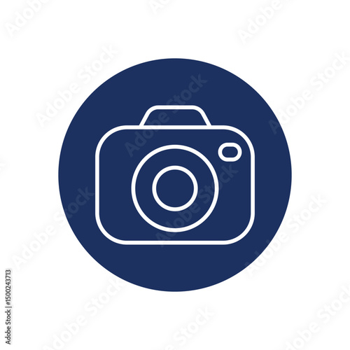 Camera icon vector stock illustration