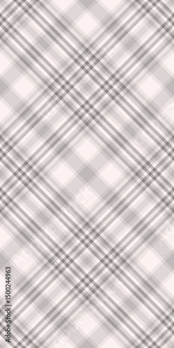 Uniform pattern tartan background, brand fabric seamless plaid. Thanksgiving textile check vector texture in sea shell and grey colors.