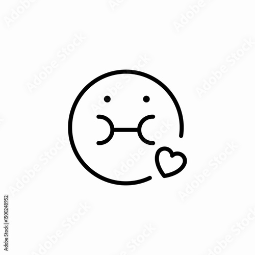 nauseated face icon sign vector