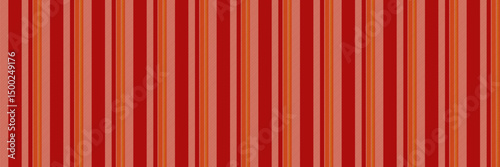 Crease lines textile pattern, creativity vertical seamless fabric. Infant background vector texture stripe in red and bisque colors.