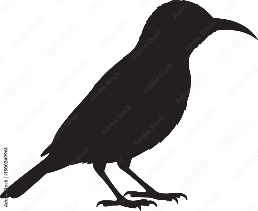 Obraz premium Sunbird Silhouette