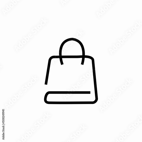 shopping bag icon sign vector