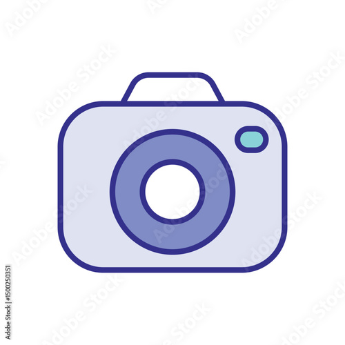 Camera icon vector stock illustration