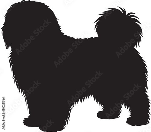 Tibetan Terrier Silhouette