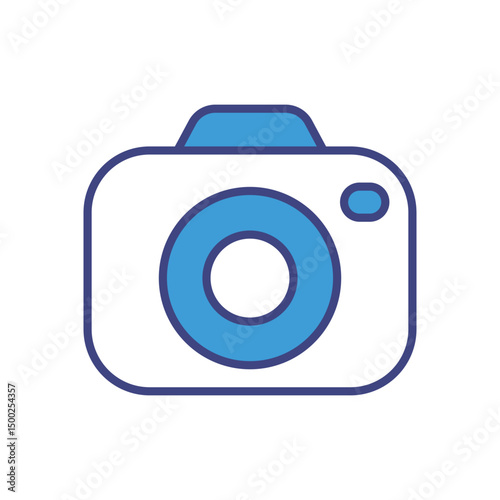 Camera icon vector stock illustration