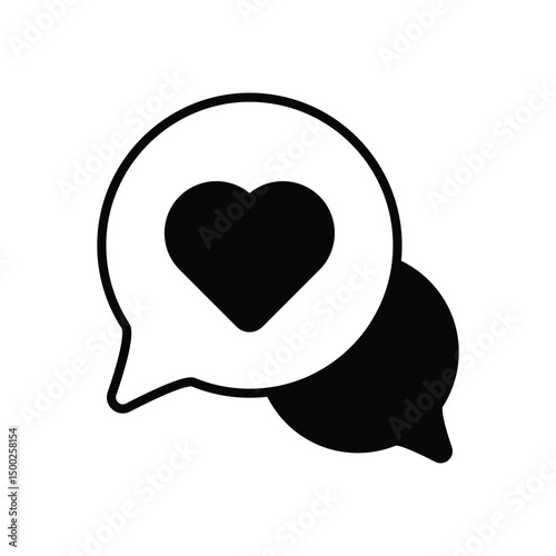 Chat icon vector stock illustration