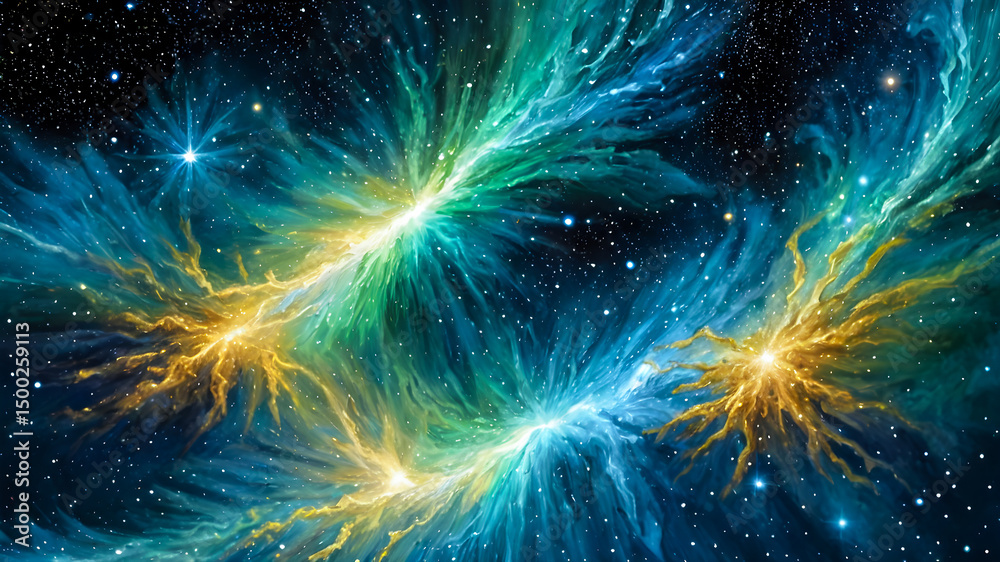 Fototapeta premium space galaxy, nebula. Starry night space. Universal science astronomy. Supernova background wallpaper 