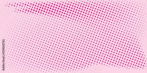 Dots halftone orange color pattern gradient texture with technology digital background. Dots pop art comics with summer background.