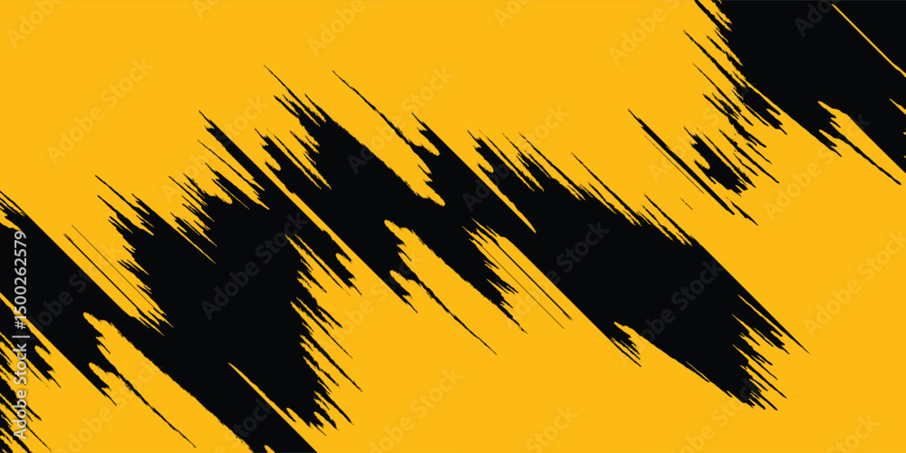black and yellow abstract dirty grunge background