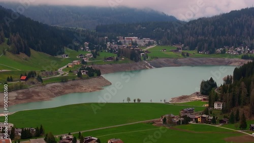 the lake of davos graubuenden 4k 50fps video