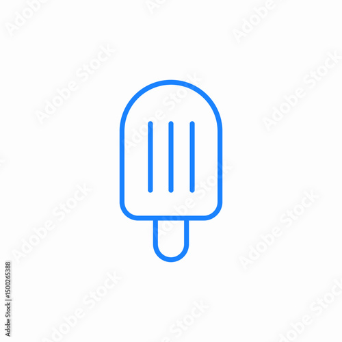 cream ice icon sign vector