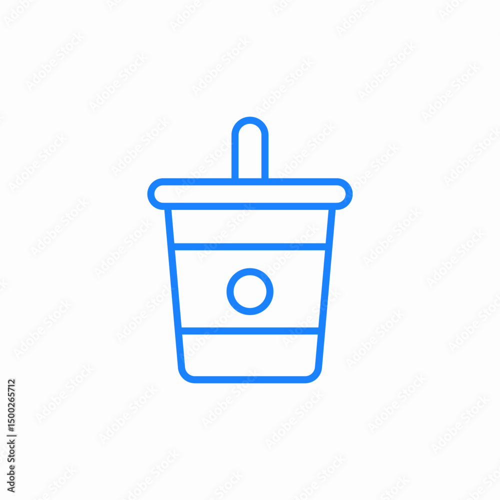 drink cup icon sign vector