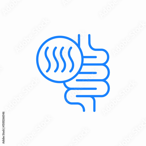 hot stomach icon sign vector