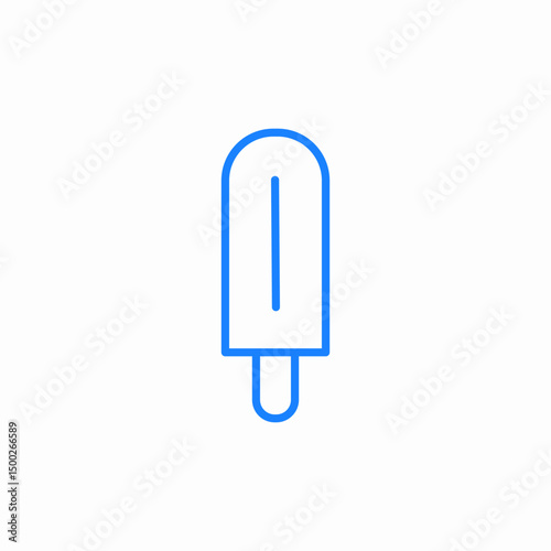 icecream bar icon sign vector