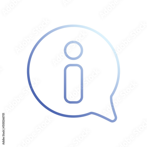 Info icon vector stock illustration
