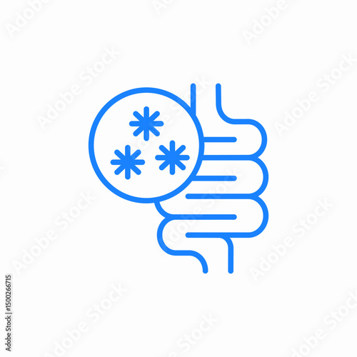 ill stomach icon sign vector