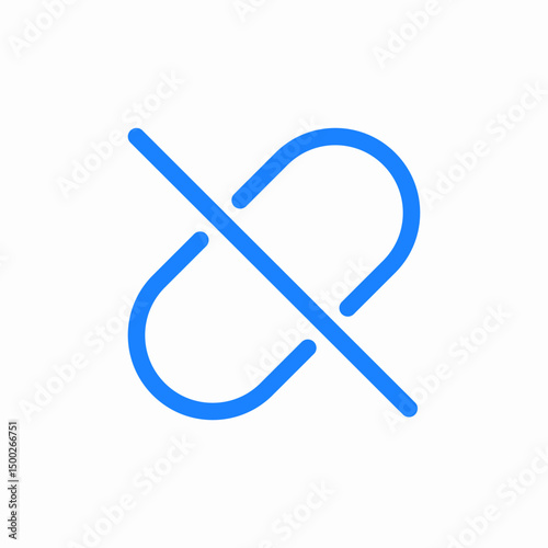 infinity knot icon sign vector
