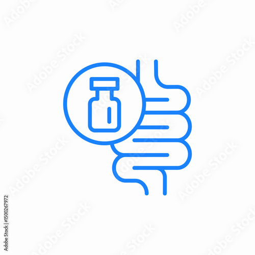 medi stomach 2 icon sign vector