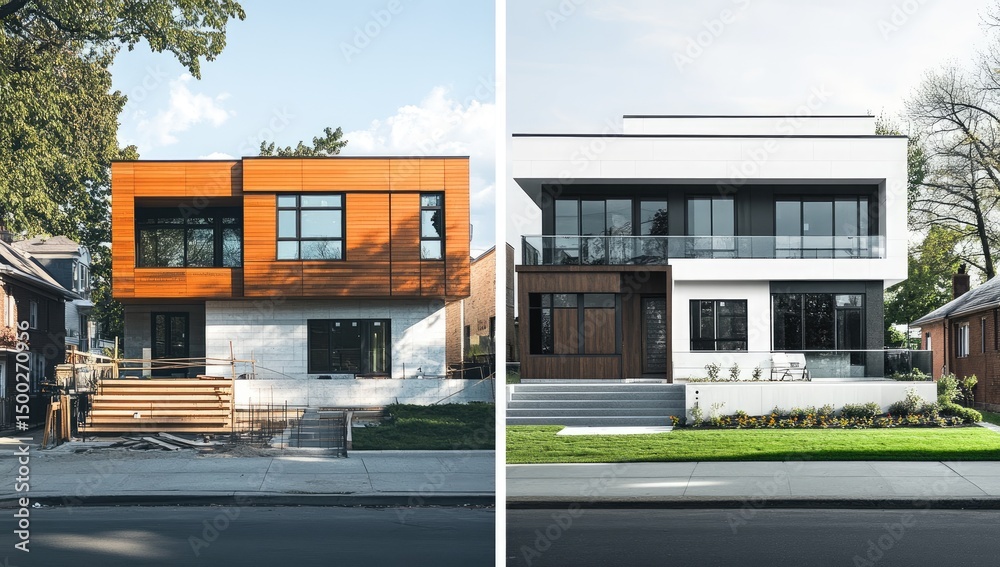 Before & after modern home remodel Before & after modern home remodel