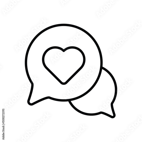 Chat icon vector stock illustration