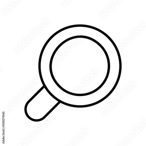Search icon vector stock illustration