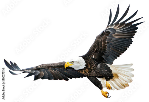 PNG Bald eagle flying bird bald photography. photo