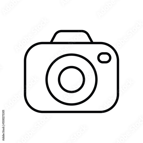 Camera icon vector stock illustration