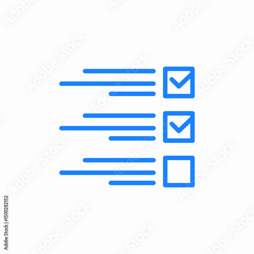 task list icon sign vector