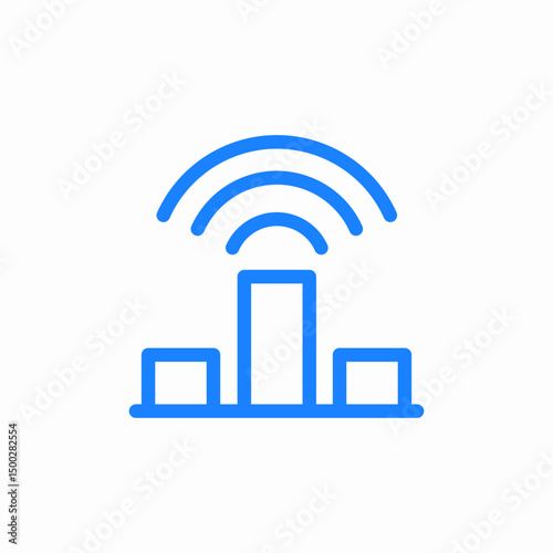 wifi signal icon sign vector