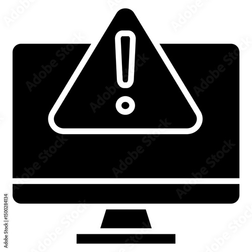 Laptop Warning icon

