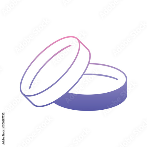 Two wedding bands icon. Vector