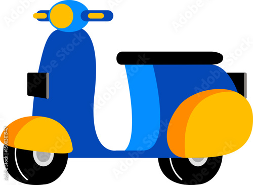 scooter vector illustration