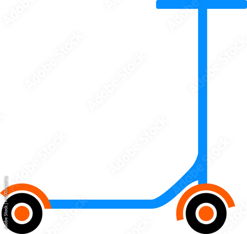 scooter electric vector illustration