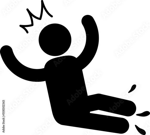 사람,미끄럼주의,아이콘,안전,안전주의,주의,벡터,픽토그램