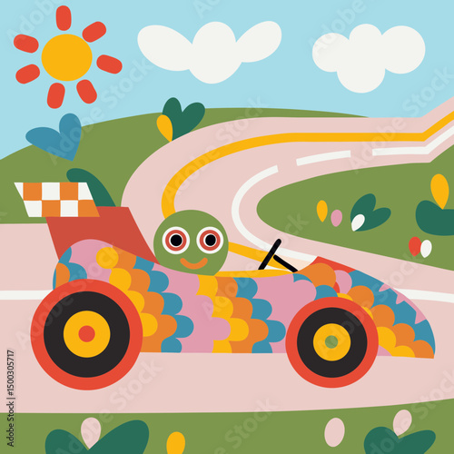 car on the road